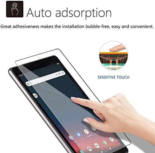 [2 Pack] TDA Trading zaštitnik ekrana za Onn 10.1 inčni tablet kaljeno staklo visoke definicije Clear Shield, anti-Scratch, 9h poklopac ekrana tvrdoće za Onn. 10.1 Tablet 3. generacije