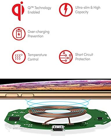 Wireless Charger Fast Ultra Slim 15w Qi certificirana univerzalna podloga za bežično punjenje kompatibilna sa iPhoneom 12/11, Samsung Galaxy S20 / Note 10 / S10 / S9