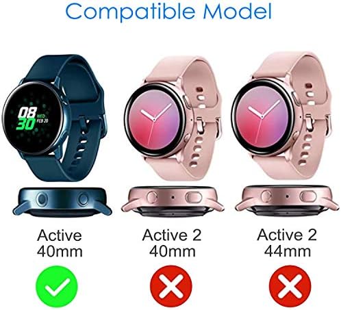 3 Pakovanje - Fintie Case kompatibilan s Samsung Galaxy Watch Active 40mm, Premium soft tpu ekran
