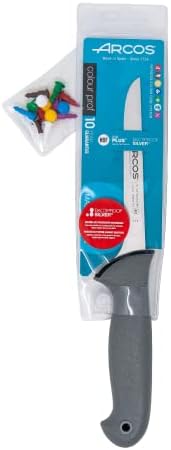 ARCOS serija boja-nož za otkoštavanje 5 Nitrum sečivo od nerđajućeg čelika - Polipropilenska ručka sa poklopcem elastomera u crnoj boji-idealno za tešku profesionalnu upotrebu