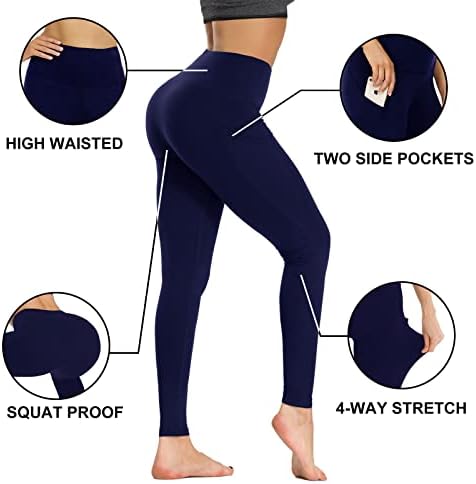 Gayhay gamaše sa džepovima za žene reg & plus veličine - kapri joga hlače visok struk control kompresije