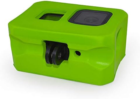 Floaty futrola za GoPro 8 - Float Cover za GoPro Hero 8 crni, kamera ploče od plivanja kućišta protiv umivaonika za vodene sportove - zelena