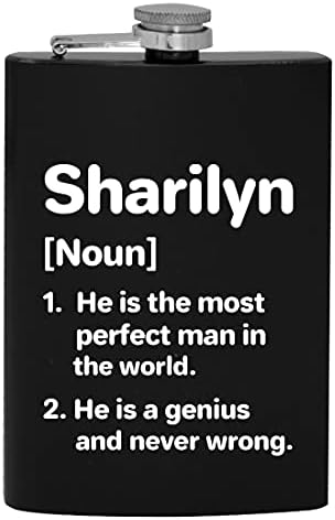 Sharilyn definicija najsavršeniji čovjek - 8oz Hip tikvica za piće alkohola