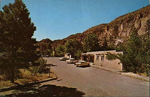 Frijoles Canyon Lodge Bandelier National Monument, Novi Mexico NM Original Vintage razglednica