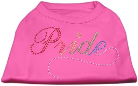 Mirage PET proizvodi Rainbow Pride Rhinestone majica za kućne ljubimce, mala, svijetla ružičasta
