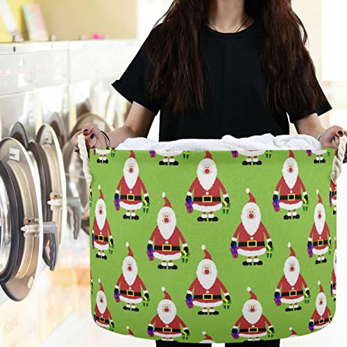 Vissunny Božić Santa Claus Slatko praonica košara za skladištenje tkanina kutija za odlaganje košara za skladištenje