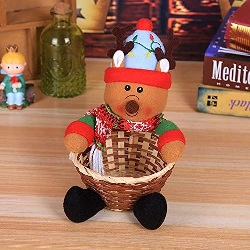 Amikadom ir5w8L Božić Candy storage Basket dekoracije Santa Claus Storage Basket Candy Basket