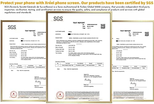 Xréel kompatibilan sa [iPhone 14 pro max], zaštitnikom zaslona i zaštitnikom kamere, [vojna ocjena] 9h tvrdoća, otpornost na ogrebotine, ultra HD, mjehurić besplatan i jednostavan za instalaciju.