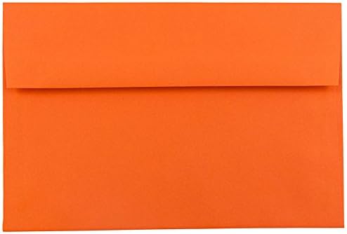 JAM papir A7 koverte pozivnica u boji-5 1/4 x 7 1/4 - reciklirane narandže-50 / pakovanje