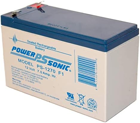 Power Sonic Nova 12v 7ah zatvorena baterija za punjenje olovne kiseline koja se koristi u sigurnosnom požarnom alarmu