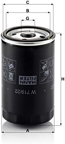 MANN Filter Filter za ulje - W719 / 22