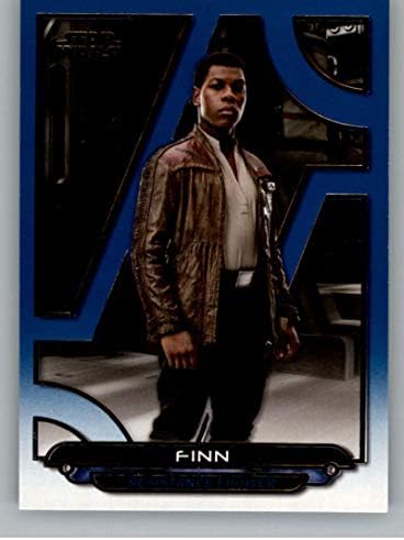2018 TOPPS Star Wars Galaktičke datoteke Blue # TLJ-4 Finn službena ne-sportska trgovačka kartica u nm ili boljeg Conditona