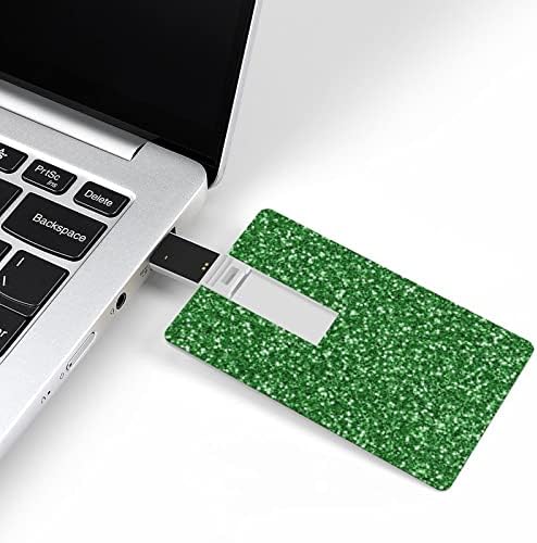 Prekrasan smaragdni zeleni sjajni sjaji uzorak bljeskalica USB 2.0 32g i 64g prijenosna memorijska kartica