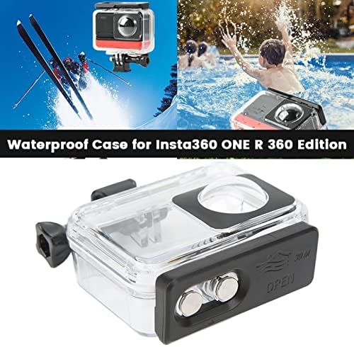 Čulica za ronjenje kamere, 30m dubina vodootporna futrola za zaštitu za jednu RS Dvostruku sočivu akciju za