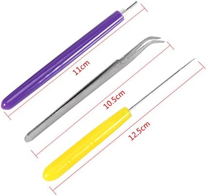Hilitand 3pcs papirnati alati za papir set pinova igle za igle za pinzice utora olovku