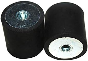 Vijak 2kom M5 crni gumeni amortizer pufer vijak dvostruki unutrašnji navojni vijci kroz rupu matice
