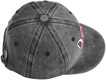 Gzacdeope ženski šeširi za borbu protiv raka dojke, roze trake snaga hrabrost inspiriše podesivu pamučnu bejzbol kapu