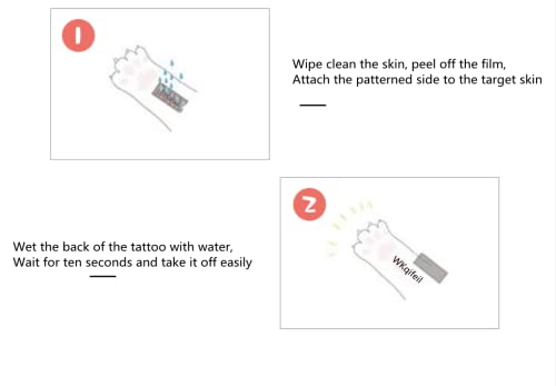 5 listova vodootporne simulacije naljepnica za tetoviranje dame lažne naljepnice za tattoo