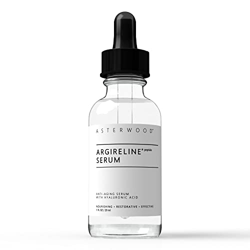 Assterwood Argireline Peptid W / Hyaluronska kiselina Serum za lice, serum protiv boraca protiv bora, tamno sredstvo za uklanjanje i sjetvu serumu za osvjetljenje lica, proizvodi za njegu lica, 1 ozljeda za licu, 1 oz