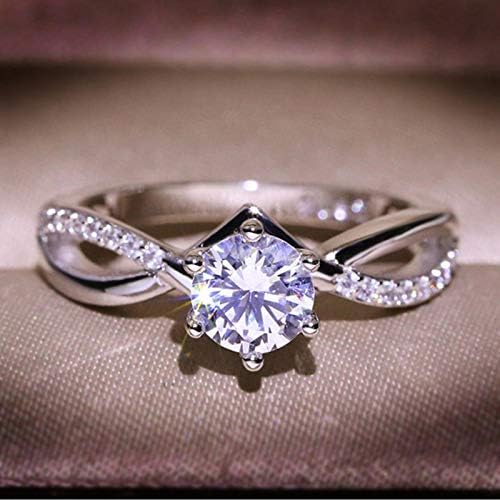 2023 Novo za nakit nakit prstenovi za žene božićne trake vjenčani modni poklon prsteni visokoj i najniži kćeri prsten