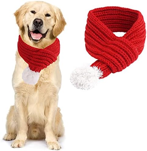 Prilagodite pseći ovratnik za pse Čvrsti pleteni šal božićni ljubimci Headdress Cat Odeća za odjeću PET pleteni