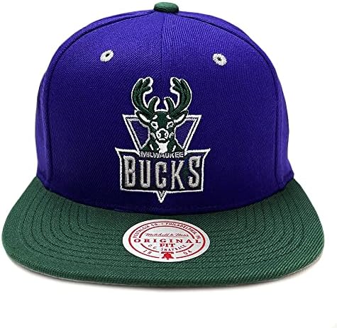 Mitchell & amp; Ness Milwaukee Bucks šešir, kapa Snapback 21229391 ljubičasta
