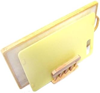 LENITH drvena dvostruka ploča za sečenje stalak za seckanje ploča držač Postolja za organizatore kuhinje