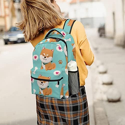 Slatka ruksaka za kug za pse Slatka torba za laptop casual patnjak za školski putni kampiranje