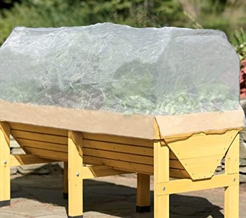 Agfabric baštenska mreža 6.5'x30 ' mreža za zaštitu od insekata sa štetočinama za zaštitu vrta, mrežasta mreža za pokrivanje redova za povrće voćke i biljke, Bijela