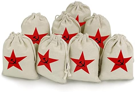 Torbe za skladištenje komunističkih SSSR vezica Candy poklon torbice za višekratnu upotrebu sklopivi i kompaktni višenamjenski džepni paket 8 kom