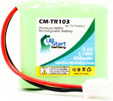 Zamjena za polje Tri-Tronics 70 Baterija - kompatibilan sa tri-tronikom CM-TR103 baterija za trening za trening