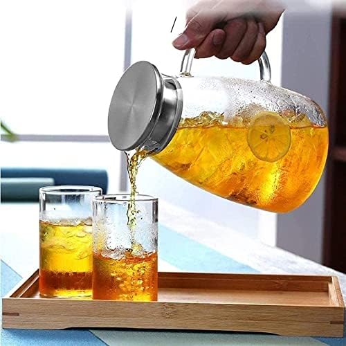 Biljni čajni čajnik čajnik čaše čaše stakla sa poklopcem na ledu, otporan na toplinu, sigurno