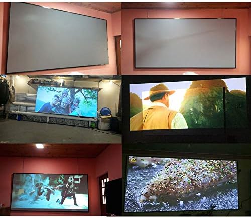 Screen Screts projektor visoke svjetline 60 100 120 inča 16: 9 Reflektivni ekran tkanine za projekciju