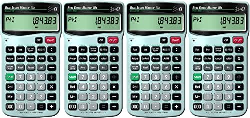 Izračunate Industrije 3405 Master Nekretnina Iiix Kalkulator Finansiranja Stambenih Nekretnina / Jasno Označeni Funkcijski Ključevi | Najjednostavniji Rad | Rješava Plaćanja, Amortizacije, Oružje, Kombinacije, Više