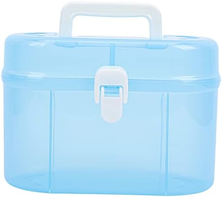 ZERODEKO BOX DVOSTRANIČNI KOSAKERS COCKENS Igračka kutija za pohranu Organizator za djecu za djecu Prozirna kutija Višenamjenska prenosna kutija za alate Organizer Plastična plava kutija za odlaganje