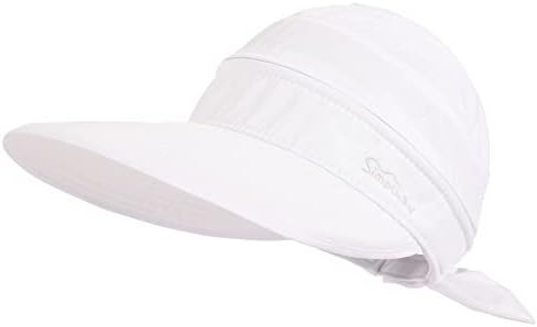 Jednostavnost šeširi za žene UPF 50+ UV zaštitni Kabriolet šešir za plažu od sunca