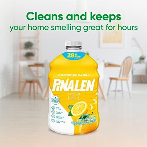Pinalen Max Aromas Lemon Lift višenamjensko sredstvo za čišćenje, kuhinja, pod, kupatilo i proizvod za čišćenje površina za dom, 128 fl.oz.