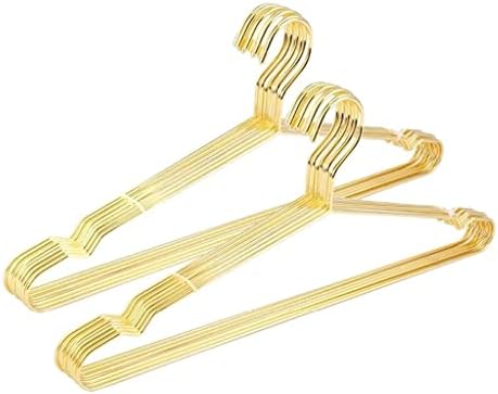 Sawqf 15pcs bakreni zlatni metalni rušilica za vješalice s utorima, teški vješalica za jake kapute, vješalica za odijelo