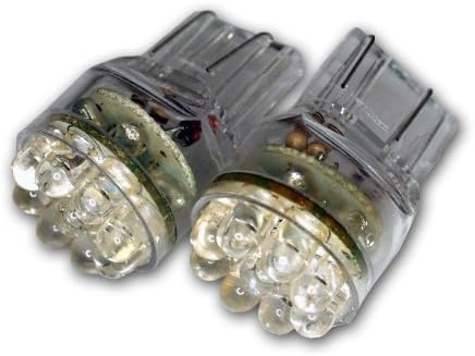 TuningPros LEDRS-T20-Y15 Stražnji signal LED žarulje T20 Wedge, 15 LED ŽUTA 2-PC set