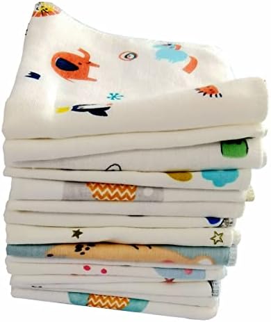 BABY BESPLATNI SET 15-pakovanje novorođenčeta pamučno kupljenje ručnika za lice 10 x10 meke maramice za djevojčice i dječake
