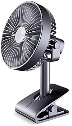 Gayouny prijenosni ventilator za kućni uredski stol za clip ventilatorskih baterija punjivi tihi ventilatori