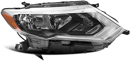 VehicleAid sklop farova kompatibilan sa 2017-2019 Nissan Rogue LED DRL prednja svjetla sa desne