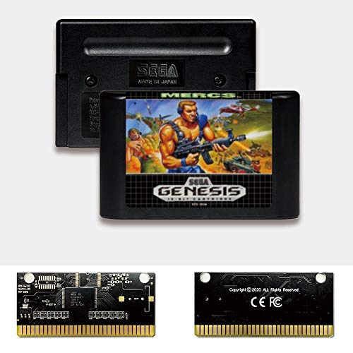 Aditi Mercs - USA Label FlashKit MD Electroless Gold PCB kartica za Sega Genesis Megadrive Video