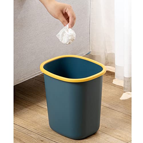 ATAAY kante za smeće kanta za smeće spavaća soba lagana otpadna papirna korpa Press Kancelarijska kanta za smeće kuhinja kupatilo dnevni boravak WC kanta za smeće / plava