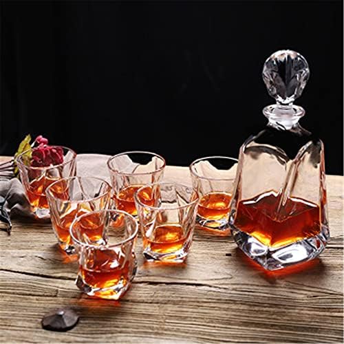 Whisky naočare i Decanter Set 700ml kristalni dekanter za viski sa 6 čaša za viski 200ml