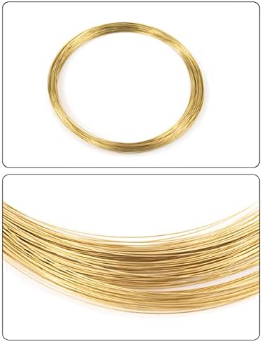 QULACO Mesingana žica bakarna žica laka za hladno prešanje materijal za obradu metalnog namotaja prečnik 0,2-1 mm,3,28 Ft, 0,7 mm