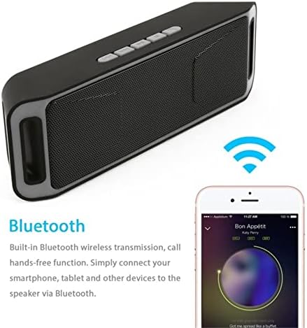 1VZHV3 prijenosni bežični Bluetooth zvučnik punjiv sa pozivom Fm Tf kartica USB aux
