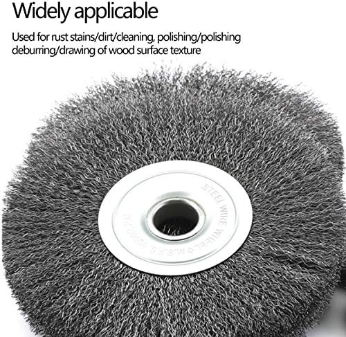 ALREMO HUAGXING - Žičani kotač za uklanjanje hrđe korozijske boje promjera unutrašnje rupe 32 mm, čelični žica promjer 0,3 mm, 2pcs
