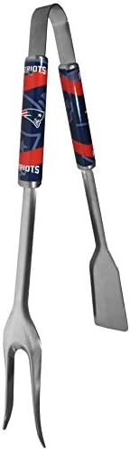 Siskiyou Sports NFL New England Patriots Unisex 3 u 1 alat za roštilj, boja tima, jedna veličina