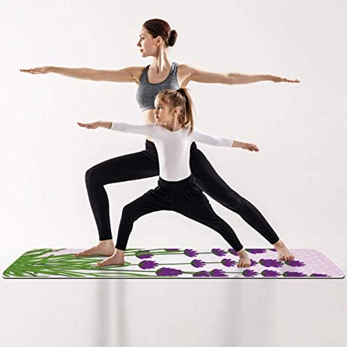 Siebzeh cvijet lavande Premium Thick Yoga Mat Eco Friendly gumeni Health & amp; fitnes non Slip Mat za